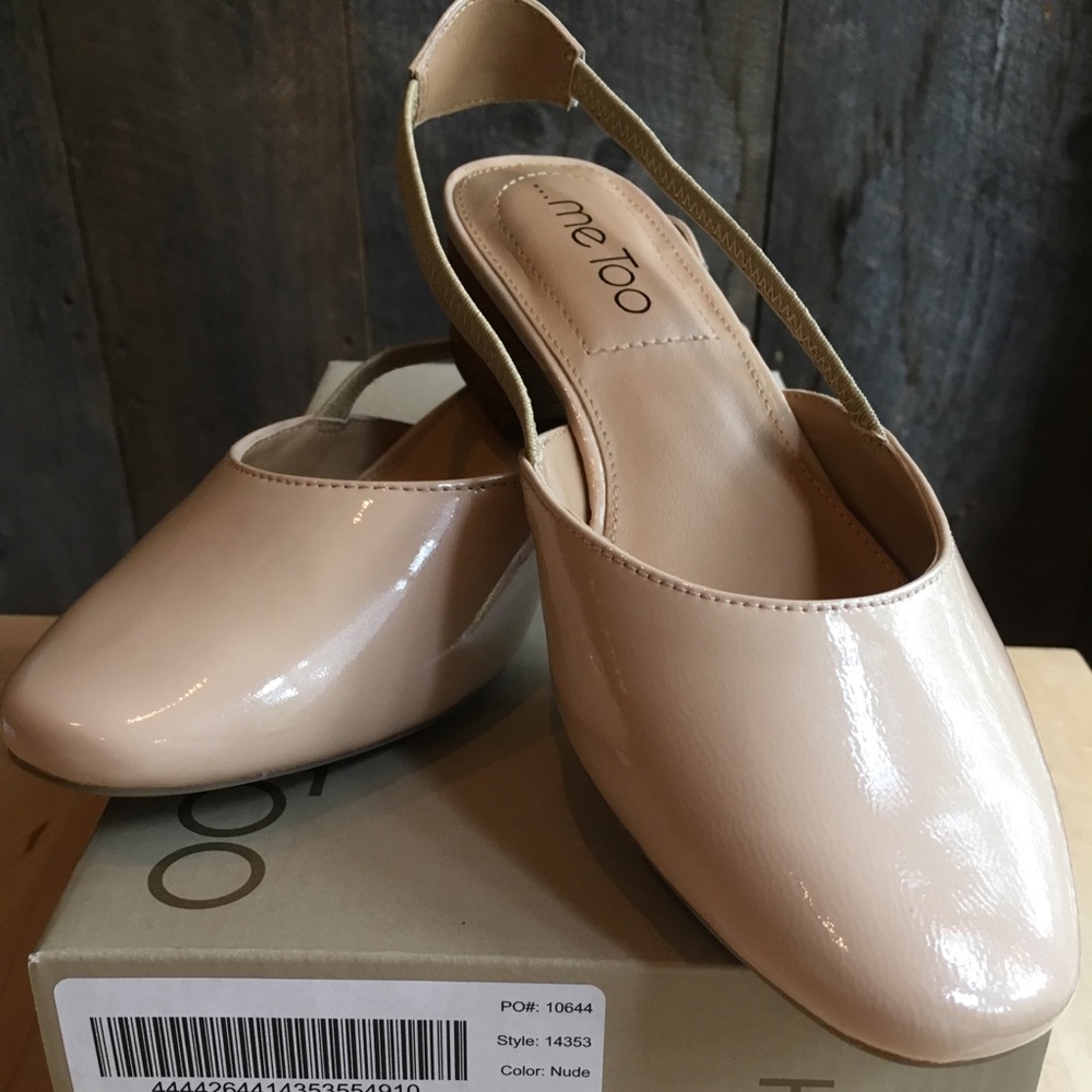 Me Too Gianna2 Nude Slingbacks
